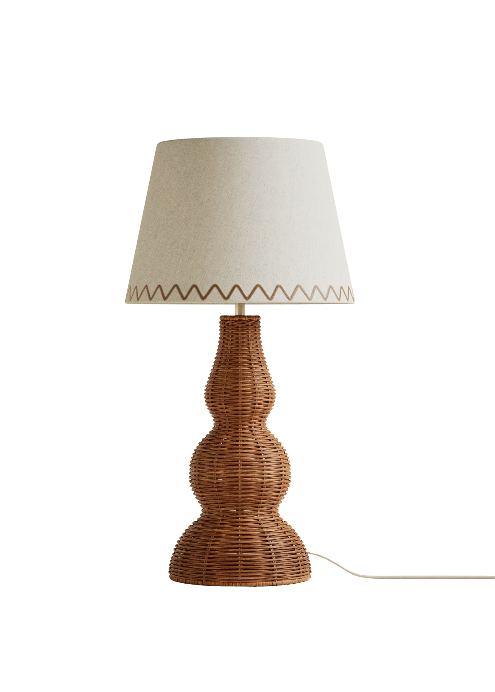 Wicker Table Lamp