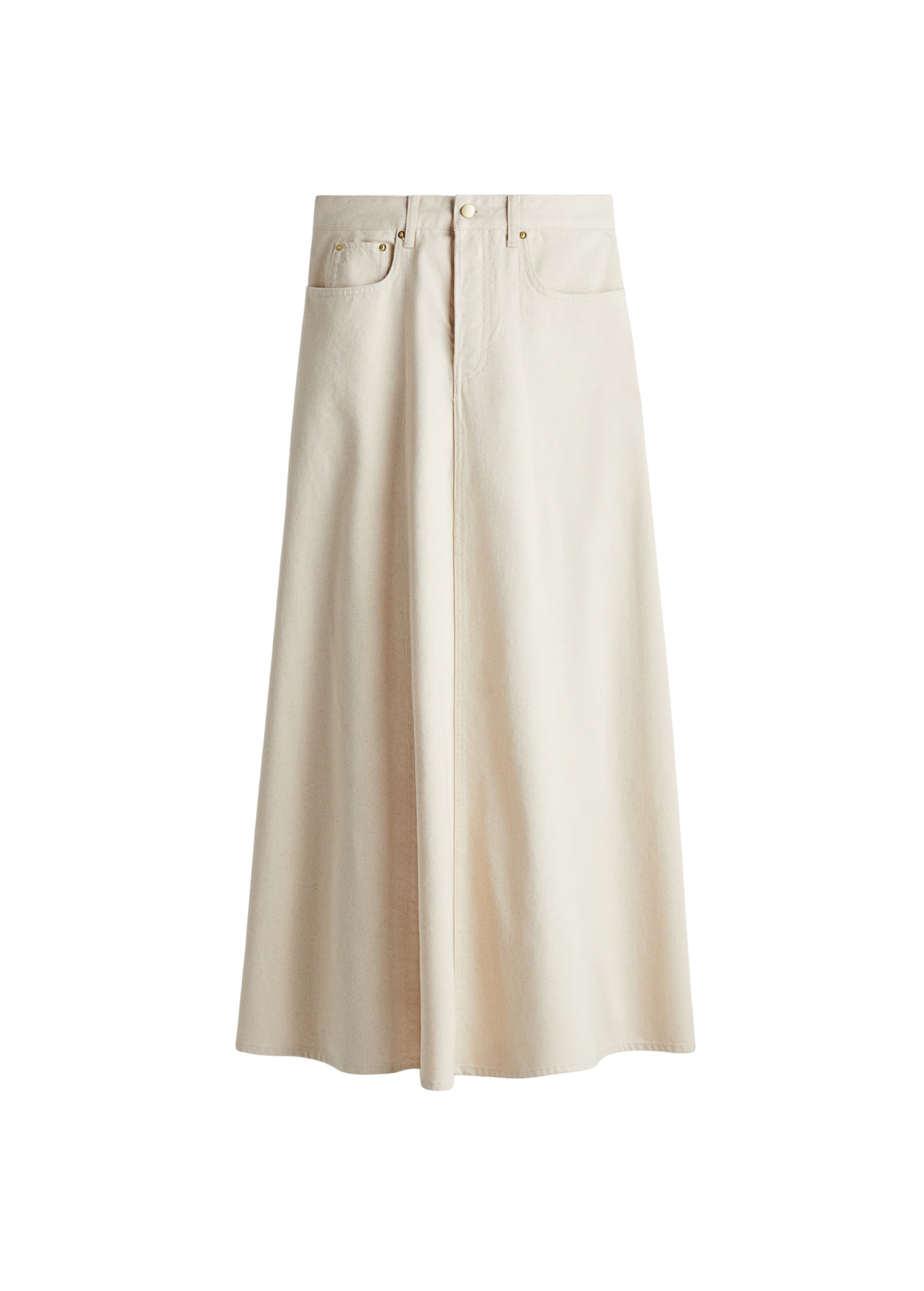 Flared Denim Skirt