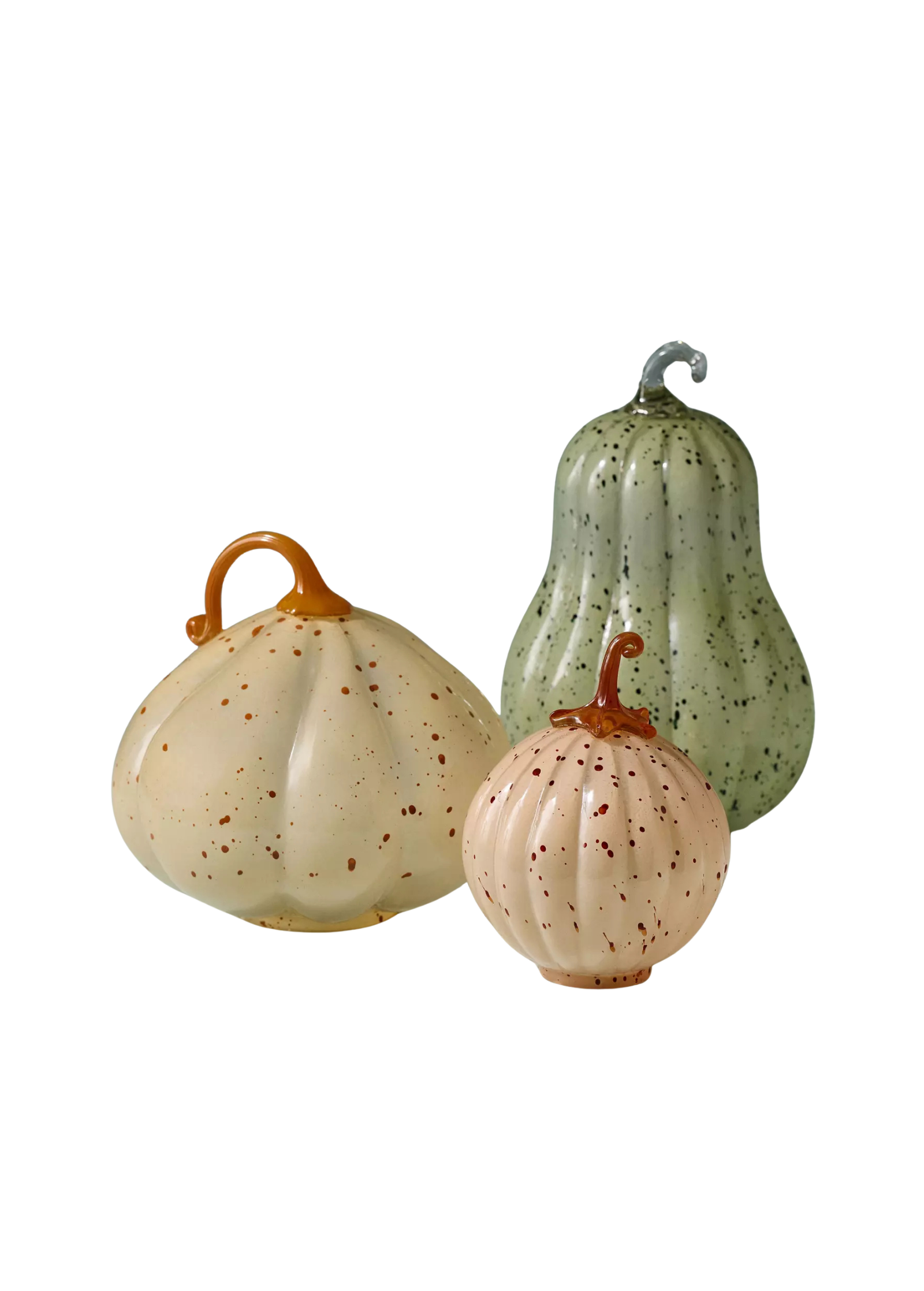 Splatter Glass Pumpkin