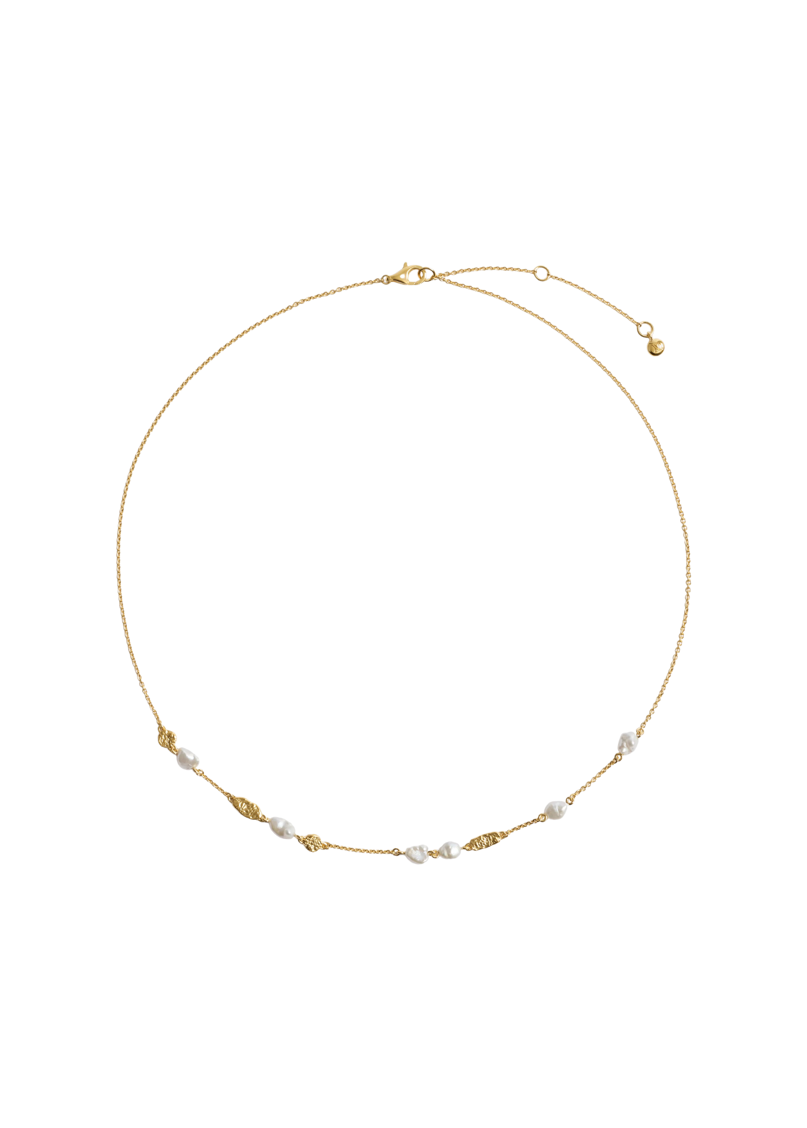 Capri Pearl Station Necklace