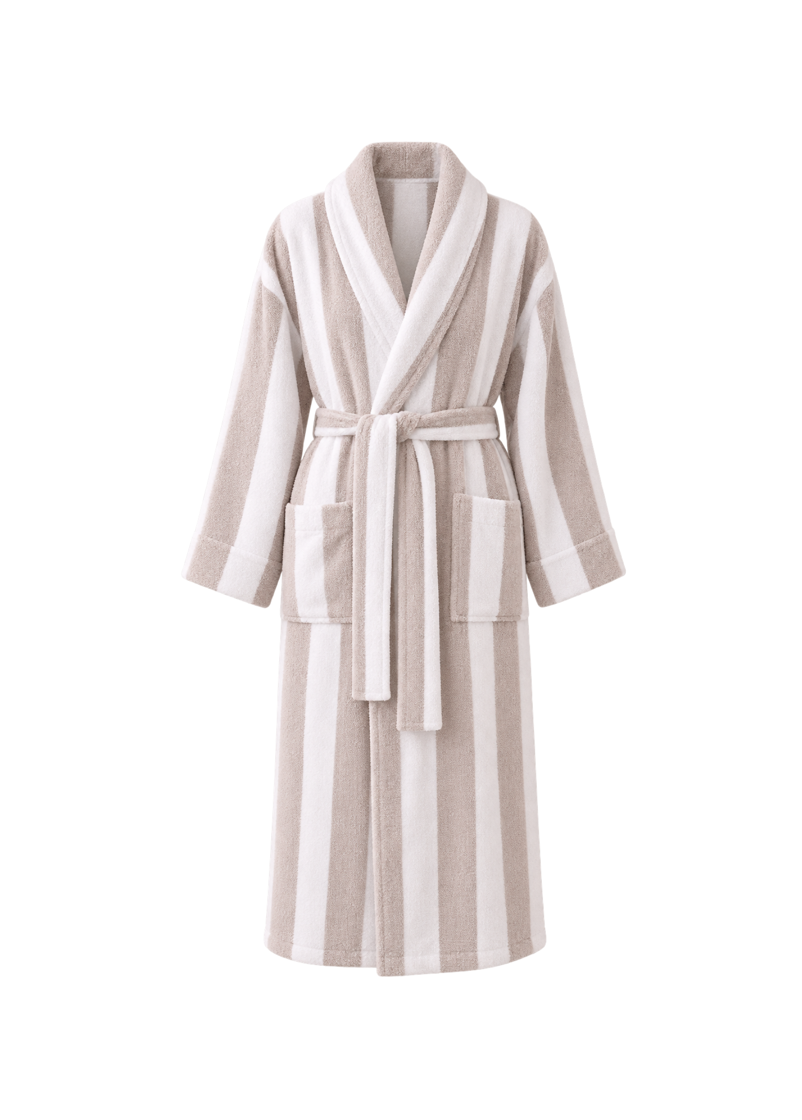 Organic Cotton Stripe Robe
